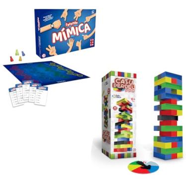 Imagem de Jogo Torre Caiu Perdeu Pro com Roleta + Fazendo Mimicas - Coluna