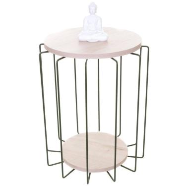 Imagem de Mesa Redonda Essência a Sofisticação e e Poder da Organização Simples Verde Oliva/Legno