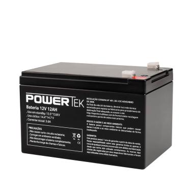 Imagem de Bateria Selada Powertek Para Nobreak Chumbo 12V 12Ah - EN016