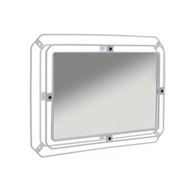 Imagem de Espelho Niva Decorativo, Metaltru, Branco