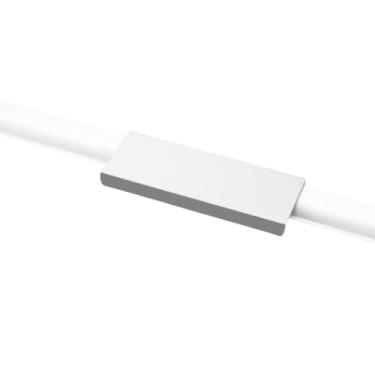 Imagem de Armário puxa puxadores de gaveta preto prata escondido alças de aço inoxidável armário de cozinha móveis ferragem 38mm largura, prata 80mm