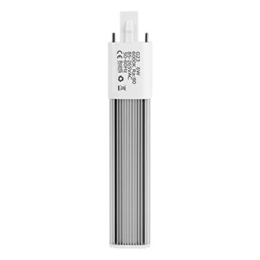 Imagem de Lâmpada Compacta LED, Luz Tubular, 6W 2835 LED de Alumínio Plug and Play para Lâmpadas de Mesa, Cozinhas, Varandas, etc., Branco Frio, Branco Quente, (G23)