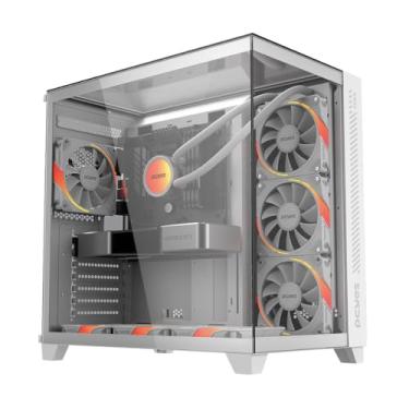 Imagem de GABINETE GAMER FORCEFIELD MAX WHITE GHOST - GFFMAXWG