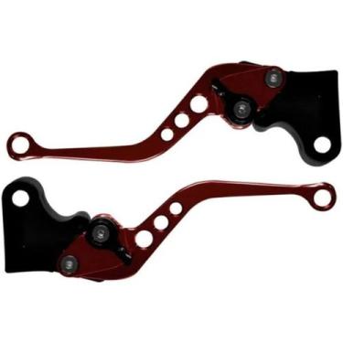 Imagem de Manete Esportivo Strada - Twister - CB300 - Vermelho - Loja Duas Rodas