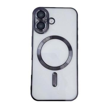 Imagem de Capa Capinha Protetora Magsafe de Silicone com Proteção na Lente para 