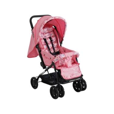 Imagem de Carrinho de Bebê Stillo Supremo - 0 a 15kg, Rosa Gatinho