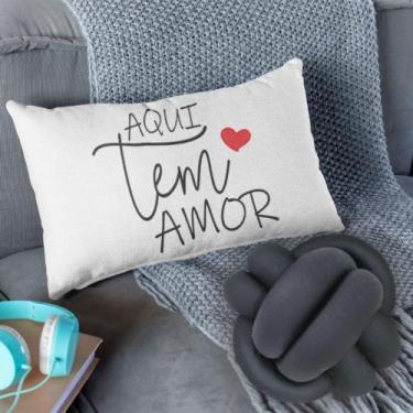 Imagem de kit Almofadas Baguete Cheia Decorativa +Almofada De Nozinho Love Home 