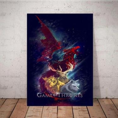 Imagem de Quadros Placas decorativas Geek Game Of Thrones /Marvel/Naruto/DBZ/Jog