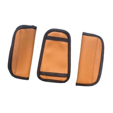 Imagem de oshhni Protetor de alça de ombro para carrinho de bebê, com almofada de virilha para carrinhos de bebê, assento elevatório, Marrom