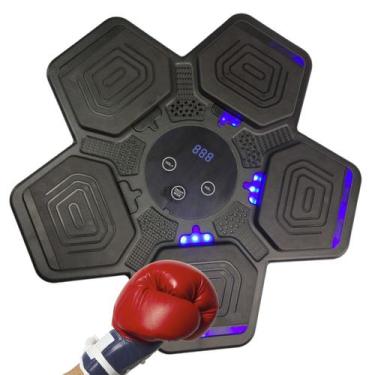 Imagem de Maquina Boxe Soco Inteligente Bluetooth 5 Modos Saco Soco Pancadas Lut