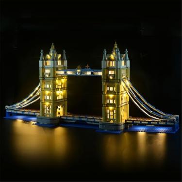 Imagem de MENZAVA LED Light Set Compatible with 10214 Tower Bridge Creator Expert Building Blocks Model - Model Set NOT Included