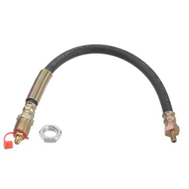 Imagem de HARFINGTON Mangueira de graxa flexível com rosca M6 x 1 mm de comprimento de 30 cm com porca sextavada de fixação para lubrificação de pistola de graxa