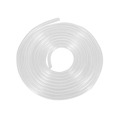 Imagem de INFINAUTO Linha de combustível de gasolina 3 m 1/20.3 cm ID 1/10.2 cm OD mangueira de tubo de linha de gás para motosserra, aparador de cordas e soprador de gasolina PVC transparente