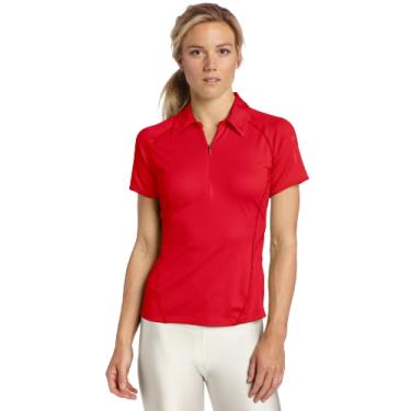 Imagem de Salomon Camiseta feminina Moto Polo, rubis claros, vermelho, pequena