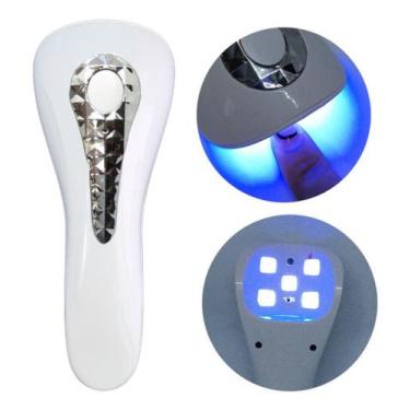 Imagem de Mini Cabine Potátil Led/Uv De Dedo Q5 Seca Gel De Unha Sem Fio Recarre