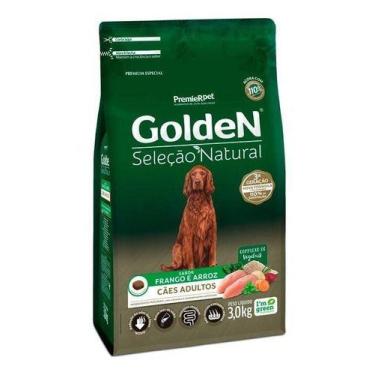 Imagem de GoldeN Seleção Natural Cães Adultos Frango & Arroz 3 kg - PREMIER