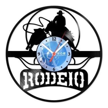 Imagem de Relógio De Parede Disco Vinil Diversos - Rodeio - VDI-376 - Modernarte
