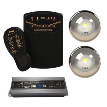 Imagem de 2x led 10w tholz + fonte 60w + basic smartpool, 10W