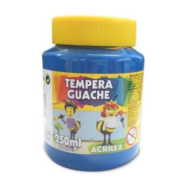 Imagem de Tinta Guache 250ml Azul 559 Acrilex, Unico