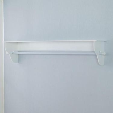 Imagem de Prateleira 60 Cm Porta Fraldas Varão Quarto De Bebê - Mdf 60cm - Lalu 