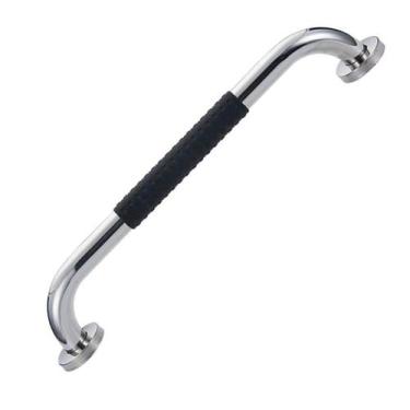 Imagem de Barra de Apoio Inox 40cm Suporte Antiderrapante Idoso Criança Gestante