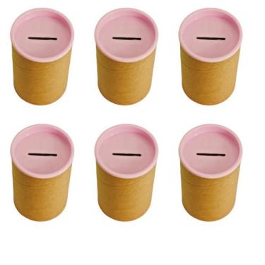 Imagem de 100 un. Cofre De Papelão Colorido - Cofrinho 10x6 - M&CA PLASTICOS, Ro