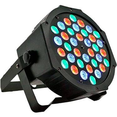 Imagem de Canhão de Iluminação Lorben Slim Par 64 36 Leds 1W RGB Bivolt
