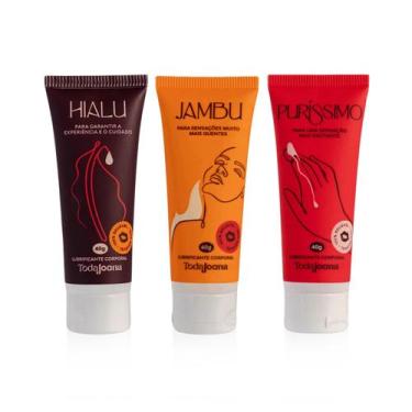 Imagem de Kit Gel Lubrificante Toda Joana Hialu + Jambu + Puríssimo