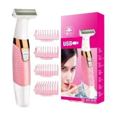 Imagem de Aparelho De Raspar Pelos Feminino Axilas, Pernas, Virilha  - KEMEI