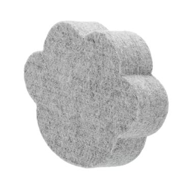 Imagem de shamjina Almofada em feltro com agulha, base em feltro com pata fofa, acessórios de tapete de costura feito à mão em feltro molhado 3d para feltragem de, 15x12.3x3cm