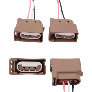 Imagem de AUTO OCCASION Soquete de luz de farol, conector rabicho, lâmpada de freio, sinal de seta de estacionamento, 3 pinos, compatível com Ford Crown Victoria Explorer Sport Trac Heritage F150 F250 F350 F450