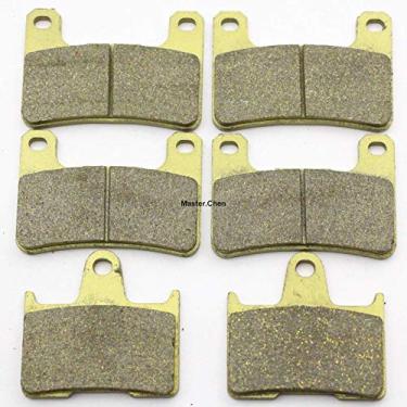 Imagem de Master Chen Pastilhas de freio dianteiras traseiras para Suzuki GSXR 600 700 K4/K5/XK5 pinça radial 2004-2005 - GSXR 1000 K4/K5/K6/ZK4 2004-2006 FA379F FA254R