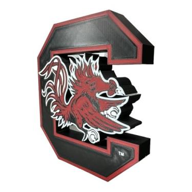 Imagem de Boneco decorativo Gamecock impresso em 3D, ótimo para escritório em casa, mesa, prateleira - Material de qualidade - Decoração universitária