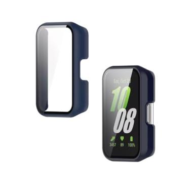 Imagem de Capa Case Protetora de Tela Compatível com Samsung Galaxy Fit 3, Fit3 (Azul)