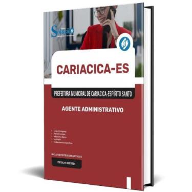 Imagem de Apostila Prefeitura Cariacica Es 2025 Agente Administrativo
