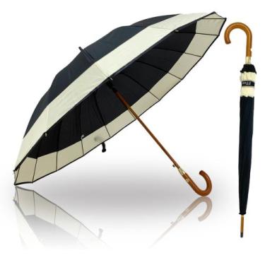 Imagem de Guarda Chuva Automático Colorido Grande Reforçado Contra Vento 16 HAST