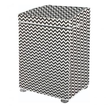 Imagem de Capa De Máquina De Lavar Zigzag Forrada G - Proteção Extra