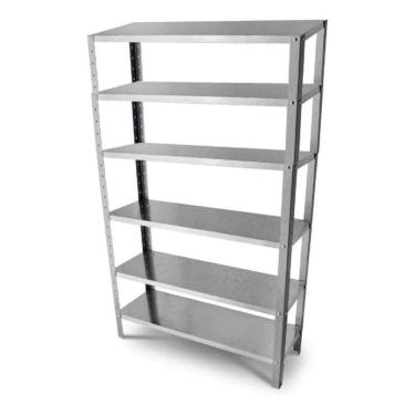 Imagem de Prateleira Em Aço Galvanizado 6 Bandejas.