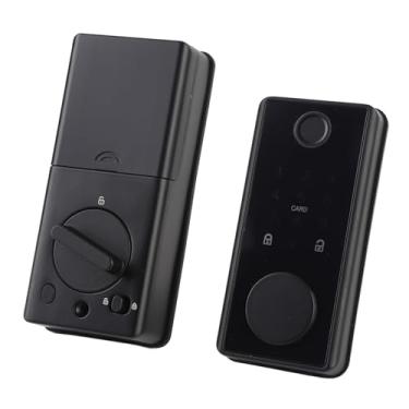 Imagem de Trava DE Porta DE Impressão Digital, Trava DE Porta DE Impressão Digital Inteligente Com a Chave da Senha CARTA DE APP 5 DESLABELECIMENTO DE LANÇA BIOMÉTRICA EXCELETRIA PARA,