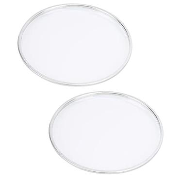 Imagem de Cabeças de Bateria Set Kit Pack Pack Profissional Acessório Substituição 2PCS Poliéster S0087 para Gêneros Musicais de Bateristas (Branco)