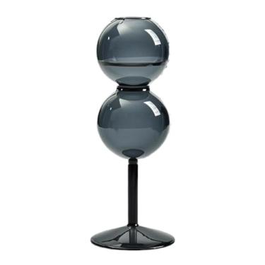 Imagem de Generic Vaso de bolhas de vidro Floral Artlement Photo Prop decoração de mesa de flor de flores decorativa para a mesa da mesa de jantar de estante de livros