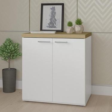 Imagem de Bancada 2 Portas Portsmouth Olmo Branco - Mais de Casa