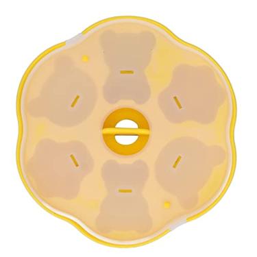 Imagem de Bandeja de Cuba de Gelo de Molde de Molde de Urso e Gato de Urso e Gato, Fabricante de Chocolate Sem Bastão Com Tampa para Assar Pudim de Bolo de Goma, Aplicabilidade para Comida de bebê, Gelo,