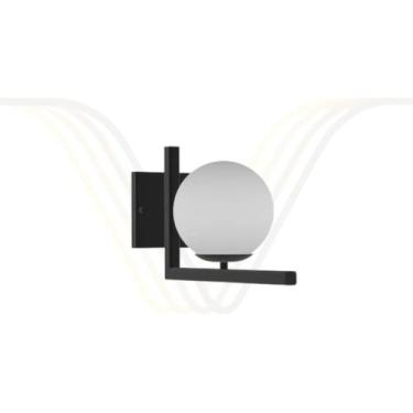 Imagem de Arandela Janet Globo de Vidro - Luzes do Vale, Marrom