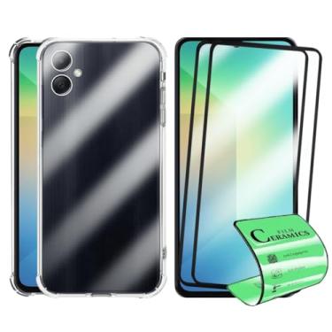 Imagem de Kit Capa Capinha Anti Impacto + 2 Películas Ceramica 9D Para Samsung Galaxy A06