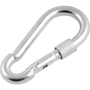 Imagem de Mosquetão Com Trava, Roscada, 11 Mm X 120 Mm, Vonder.