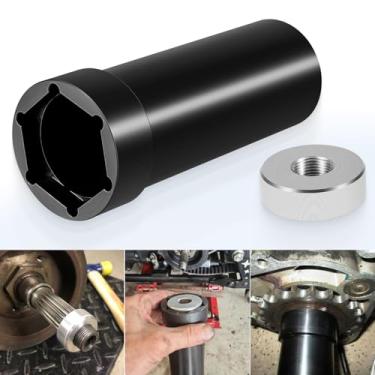 Imagem de Chave de roda dentada do eixo principal compatível com motor Harley-Davidson Big Twins 1936-2006 e câmera dupla 1999-2006, ferramenta de soquete de polia de eixo principal de 4,5 cm
