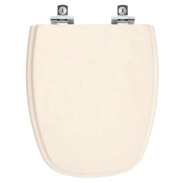 Imagem de Assento Sanitário Soft Close Monte Carlo Amendoa Para Vaso Deca