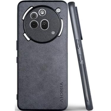 Imagem de AIORIA Capa protetora completa com design retrô para celular 2 for Nothing Phone 2 (cinza, for nothing phone (3a) Pro)