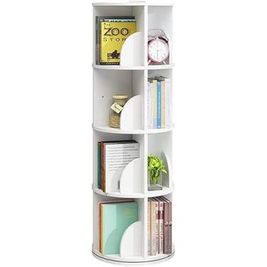 Imagem de AKALNNB Estante giratória sólida de 360 graus, prateleira giratória de 2/3/4/5/6 níveis, prateleira giratória de canto para casa, sala de estar